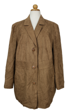 Vintage καφέ σακάκι - XL