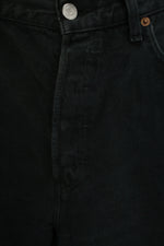 Levi's 501 μαύρο τζην παντελόνι - M
