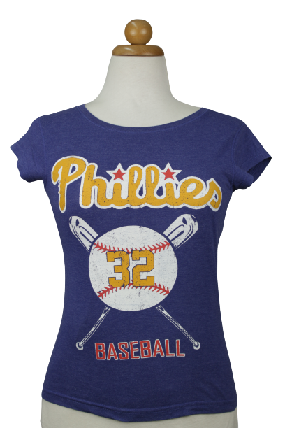 Tshirt με "Phillies 32 BASEBALL" αποτύπωμα - XS/S