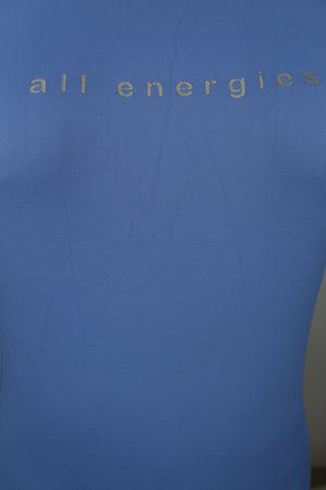 Γαλάζιο tshirt με "all energies" αποτύπωμα