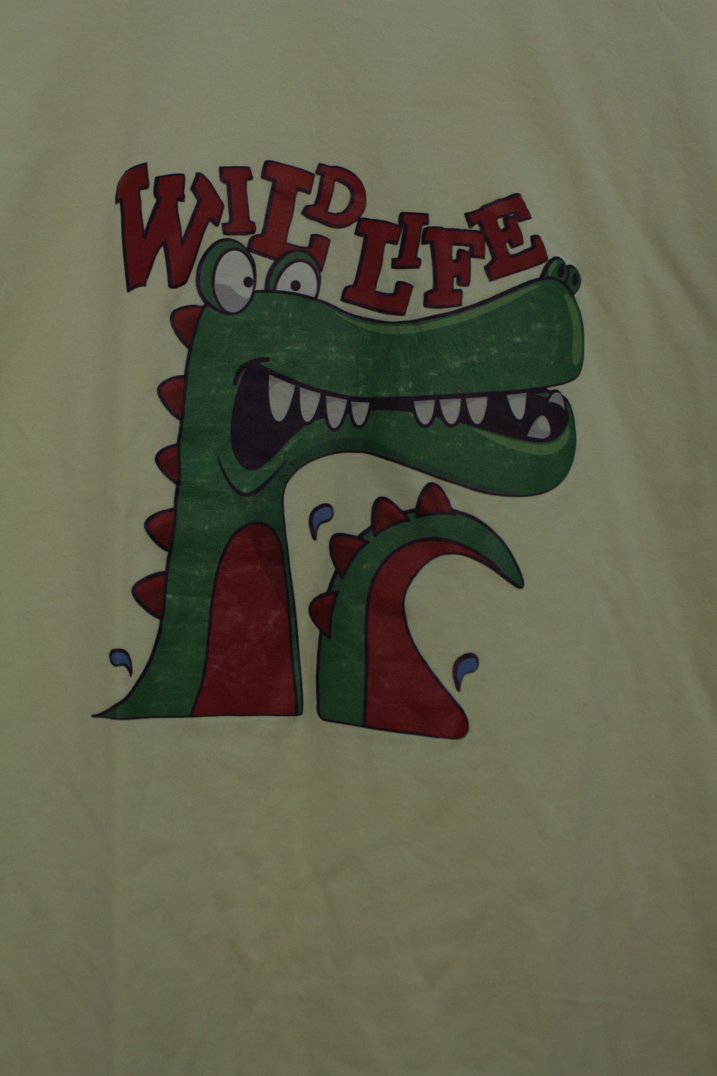 Vintage tshirt με "WILD LIFE" αποτύπωμα - Μ