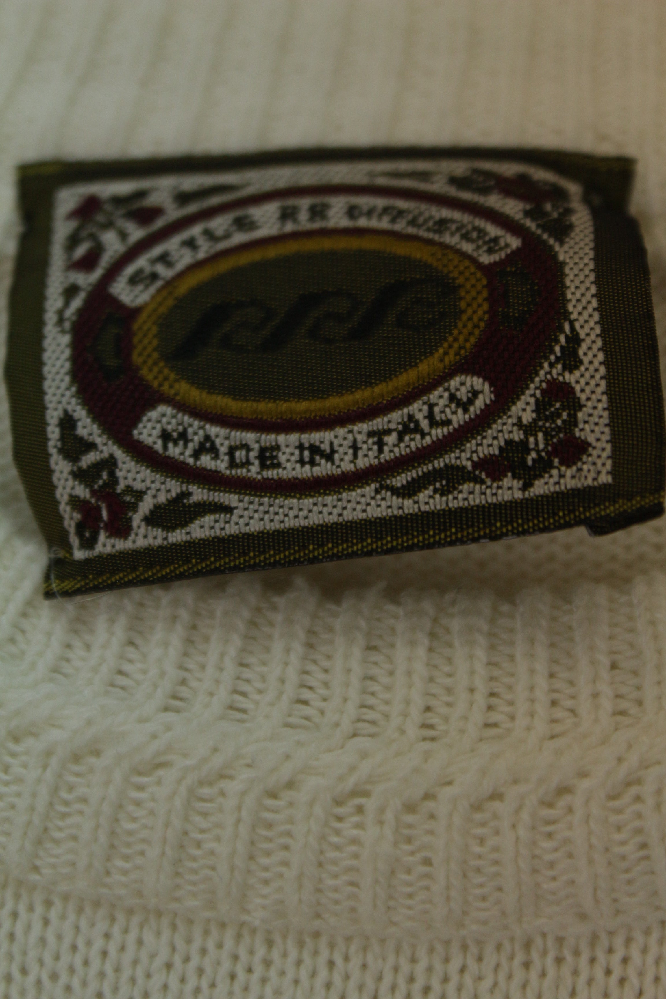 Vintage made in Italy πλεκτή μπλούζα 