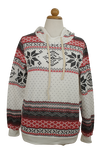 Φούτερ hoodie με χιονονιφάδες 