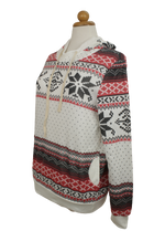 Φούτερ hoodie με χιονονιφάδες 