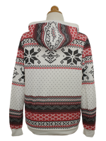 Φούτερ hoodie με χιονονιφάδες 