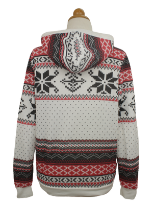 Φούτερ hoodie με χιονονιφάδες 