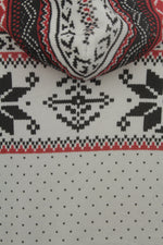 Φούτερ hoodie με χιονονιφάδες 