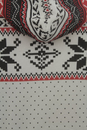 Φούτερ hoodie με χιονονιφάδες 