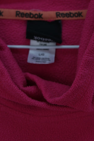 Reebok φούξια φλις hoodie - Μ