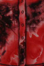 Εμπριμέ cropped τοπ-ζακέτα - ΧS/S