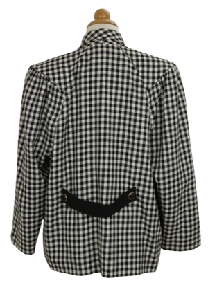 Vintage καρό σακάκι - XL