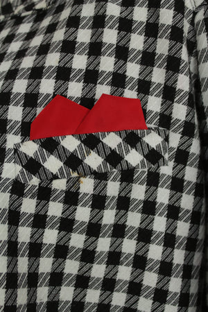 Vintage καρό σακάκι - XL