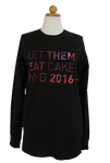 Φούτερ με "LET THEM EAT CAKE NYD 2016" αποτύπωμα - L