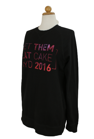 Φούτερ με "LET THEM EAT CAKE NYD 2016" αποτύπωμα - L