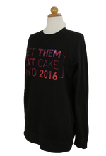 Φούτερ με "LET THEM EAT CAKE NYD 2016" αποτύπωμα - L