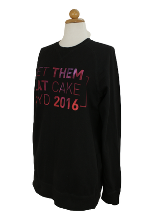 Φούτερ με "LET THEM EAT CAKE NYD 2016" αποτύπωμα - L