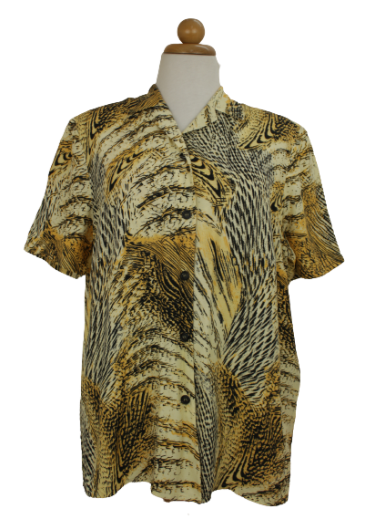Vintage animal print πουκάμισο - Μ/L