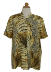 Vintage animal print πουκάμισο - Μ/L