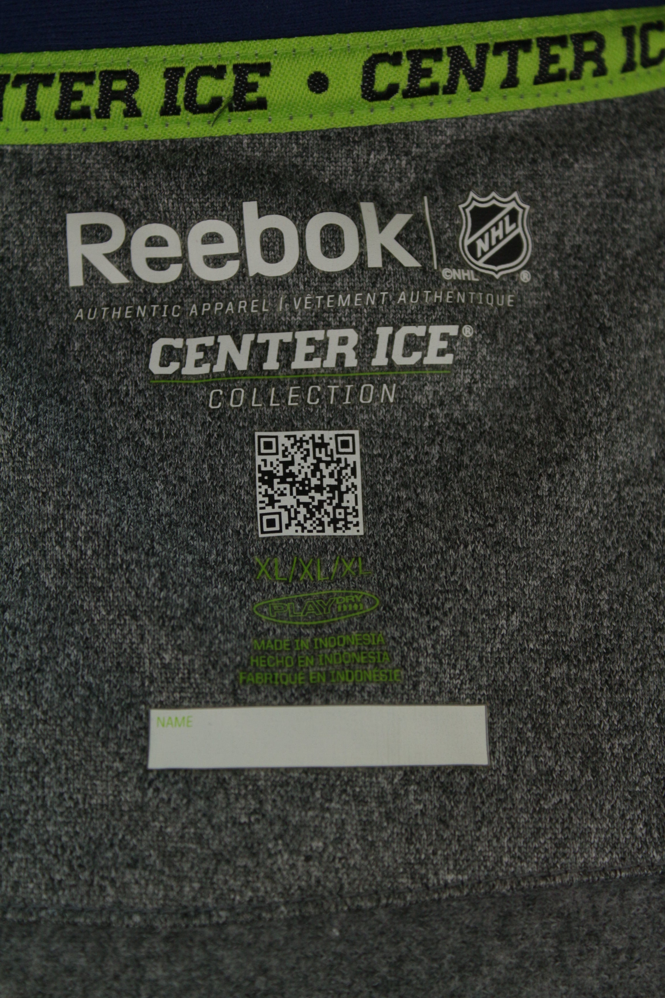 Reebok ζακέτα OILERS EDMONTON NHL αποτύπωμα 