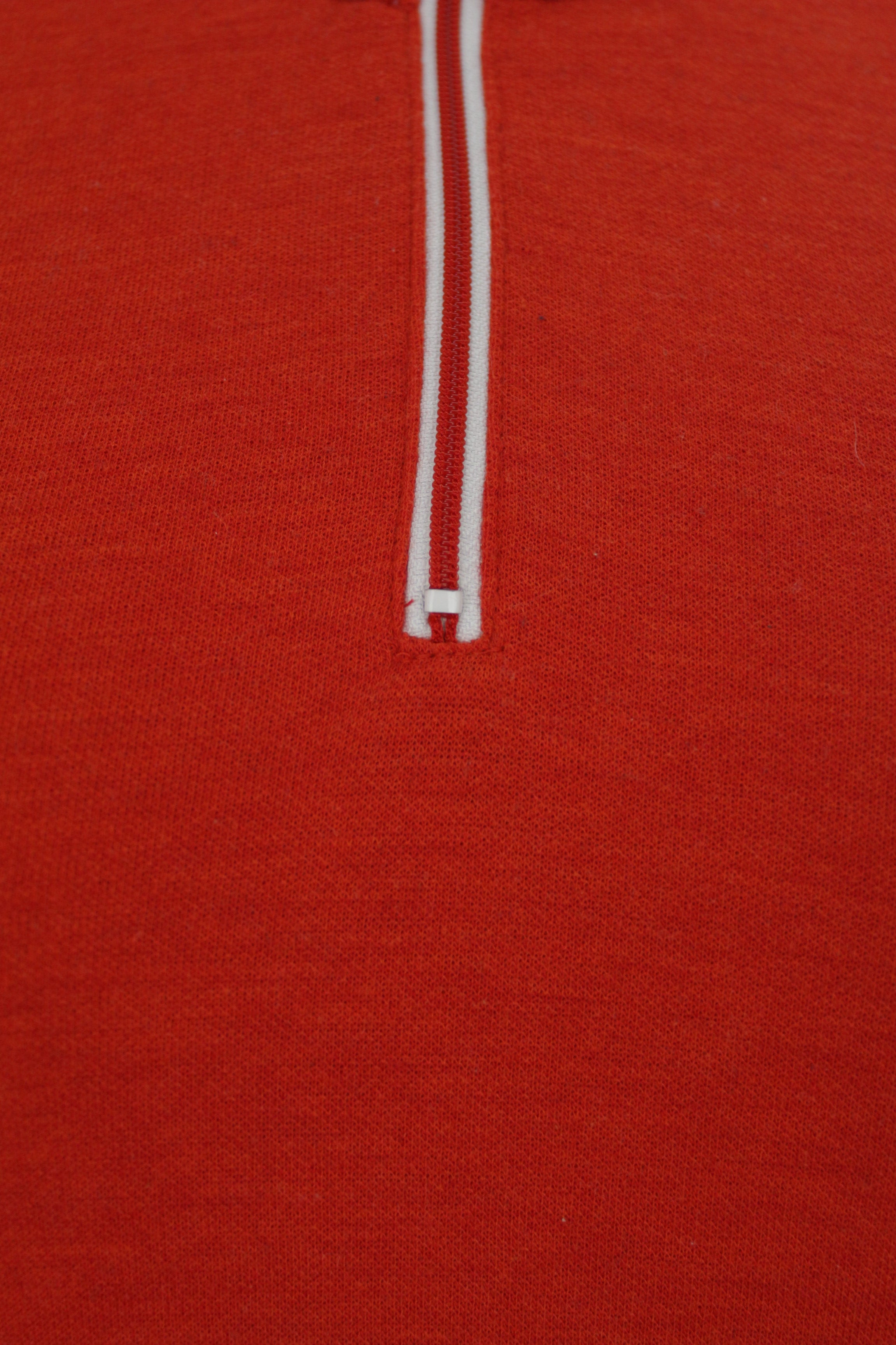 Half zipper πορτοκαλί τοπ  - S