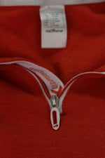Half zipper πορτοκαλί τοπ  - S