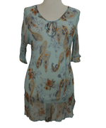 Vintage ethnic see through τοπ