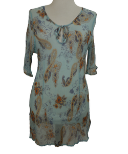 Vintage ethnic see through τοπ
