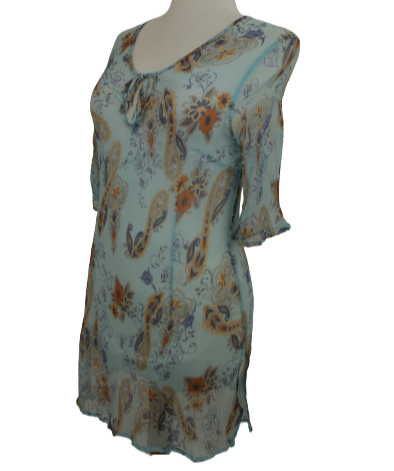 Vintage ethnic see through τοπ