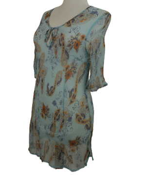 Vintage ethnic see through τοπ