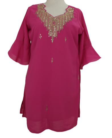 Vintage ethnic φόρεμα με κεντημένα στοιχεία