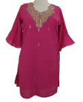 Vintage ethnic φόρεμα με κεντημένα στοιχεία