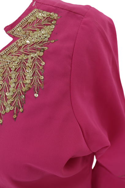 Vintage ethnic φόρεμα με κεντημένα στοιχεία