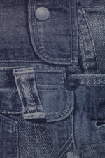 Vintage τοπ με denim