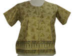 Vintage ethnic χρυσό τοπ - Μ