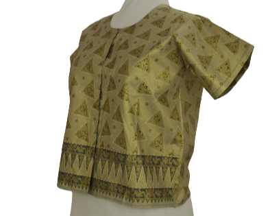 Vintage ethnic χρυσό τοπ - Μ