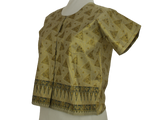 Vintage ethnic χρυσό τοπ - Μ