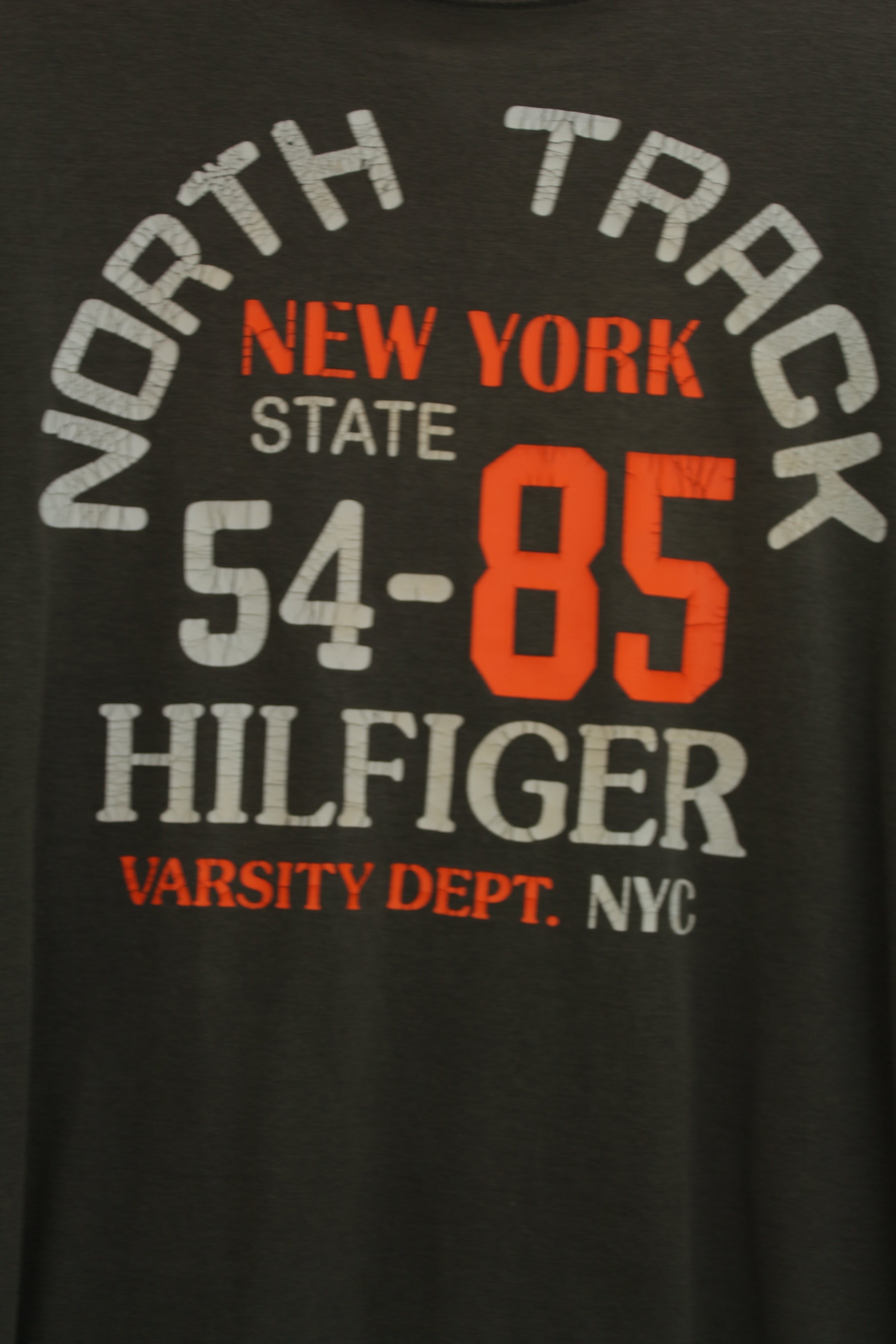 Tshirt με "NORTH TRACK NEW YORK"  αποτύπωμα - M