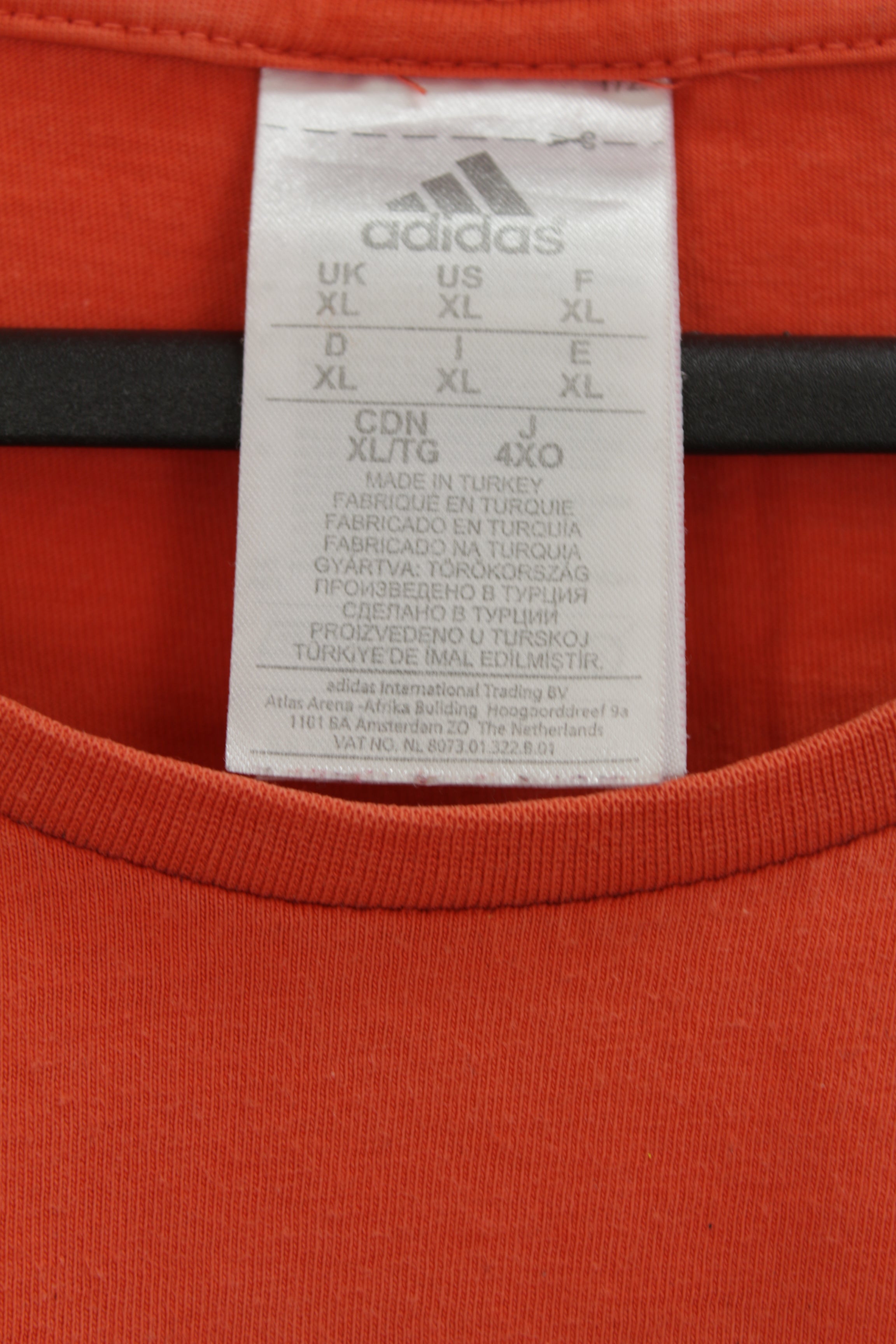 Adidas πορτοκαλί tshirt - XL