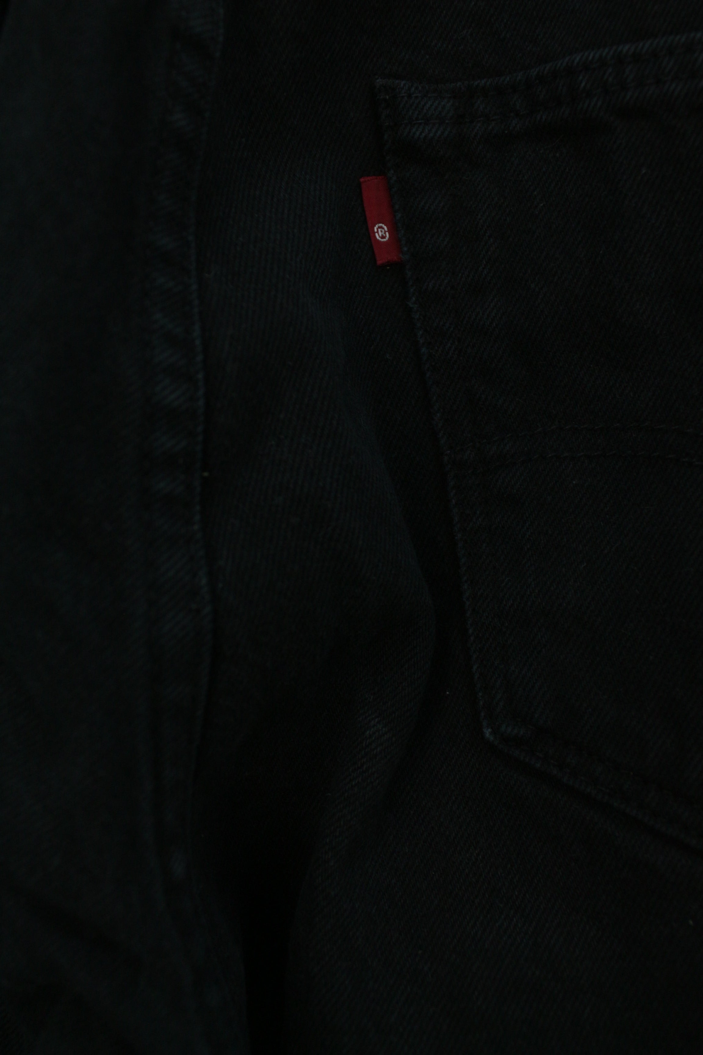 Levi's 501 μαύρο τζην παντελόνι 