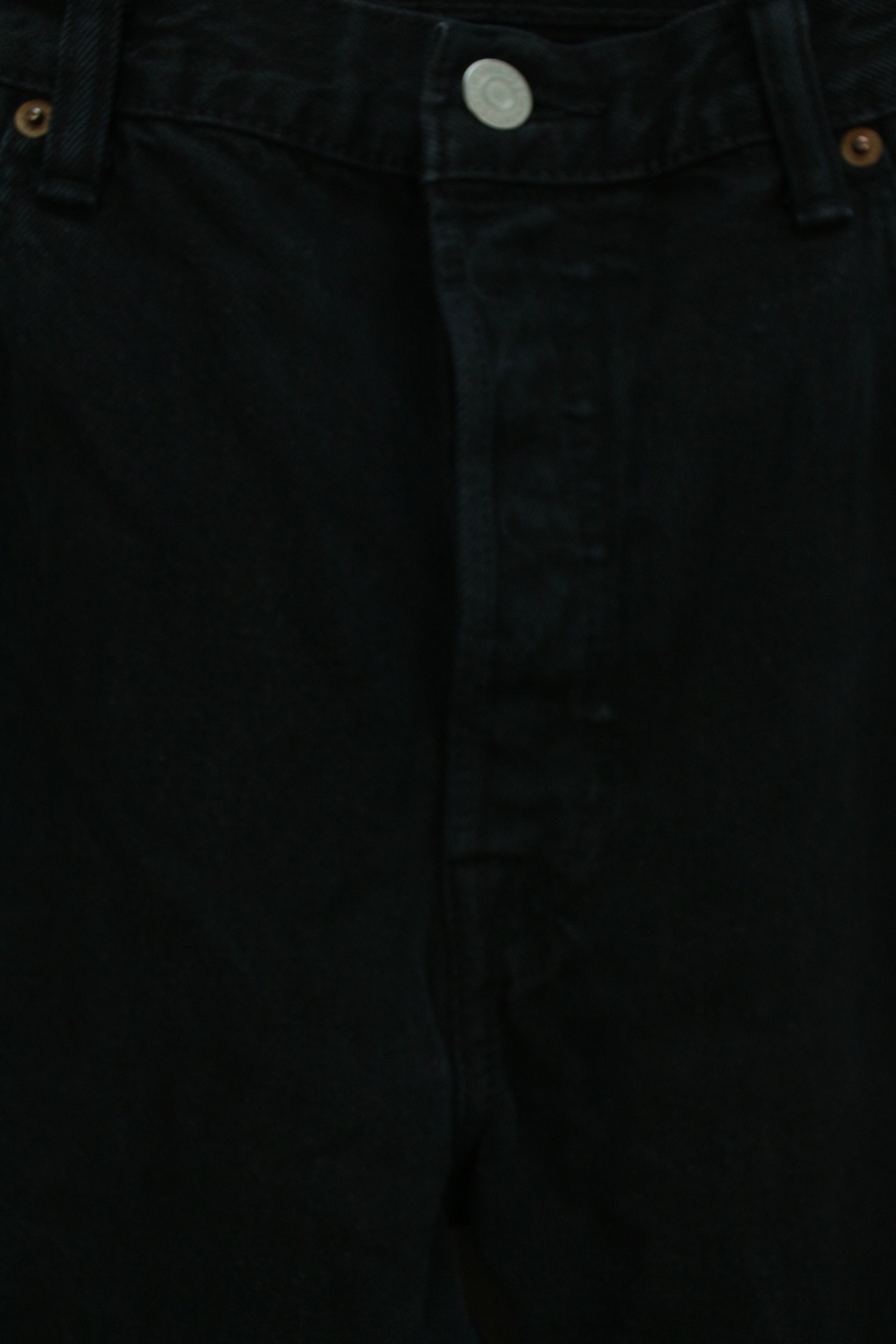 Levi's 501 μαύρο τζην παντελόνι 
