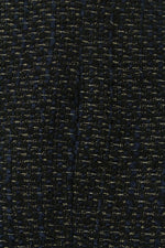 Μπλε cropped τζάκετ με χρυσοκλωστή - M/L