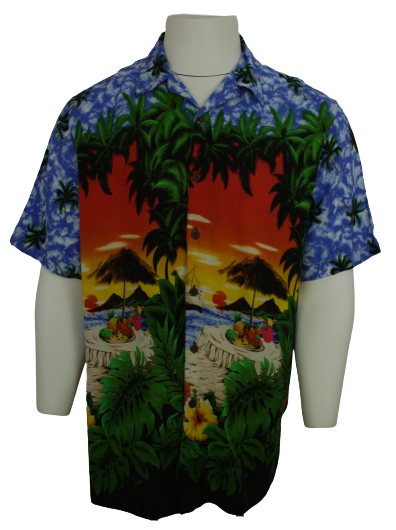 Hawaiian πολύχρωμο πουκάμισο - M/L