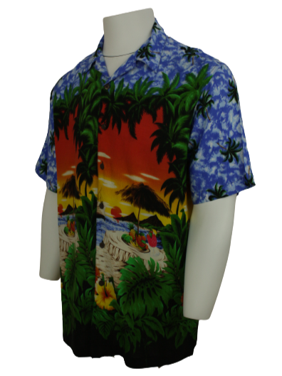Hawaiian πολύχρωμο πουκάμισο - M/L