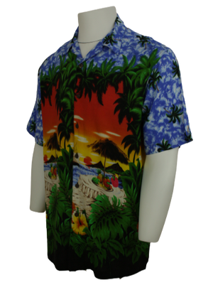Hawaiian πολύχρωμο πουκάμισο - M/L