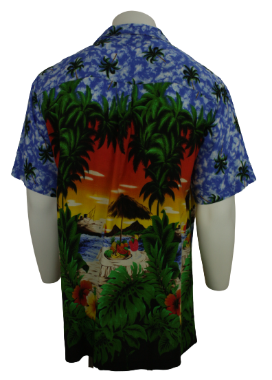 Hawaiian πολύχρωμο πουκάμισο - M/L
