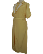 Vintage κίτρινο φόρεμα - M/L