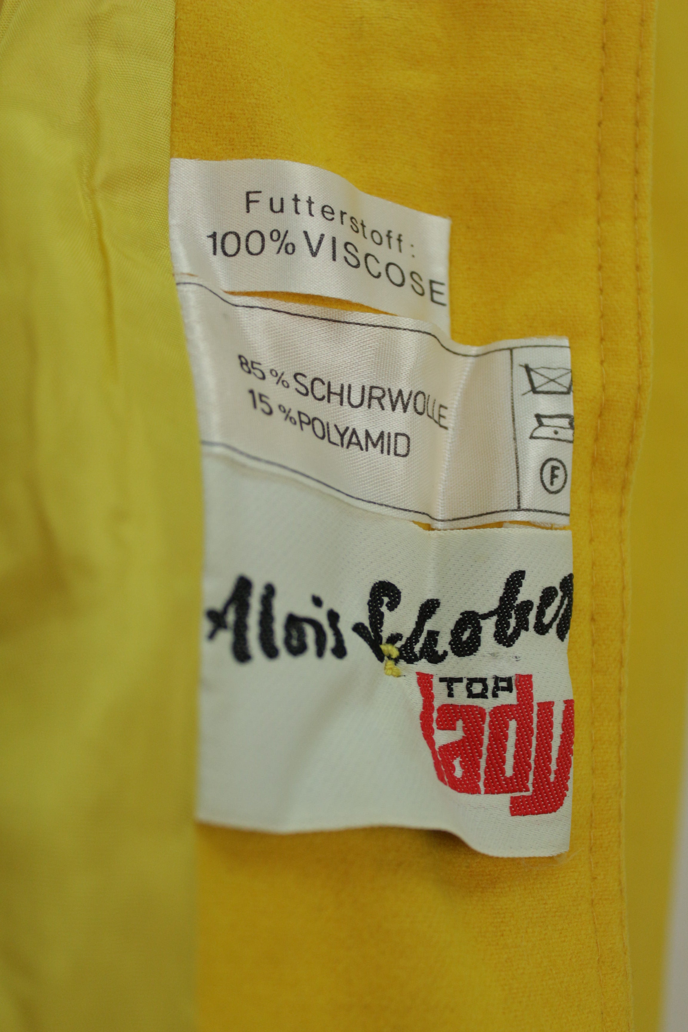 Vintage κίτρινο σακάκι