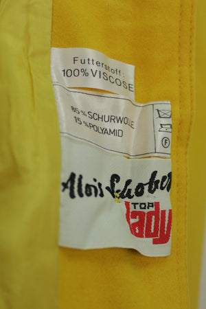 Vintage κίτρινο σακάκι