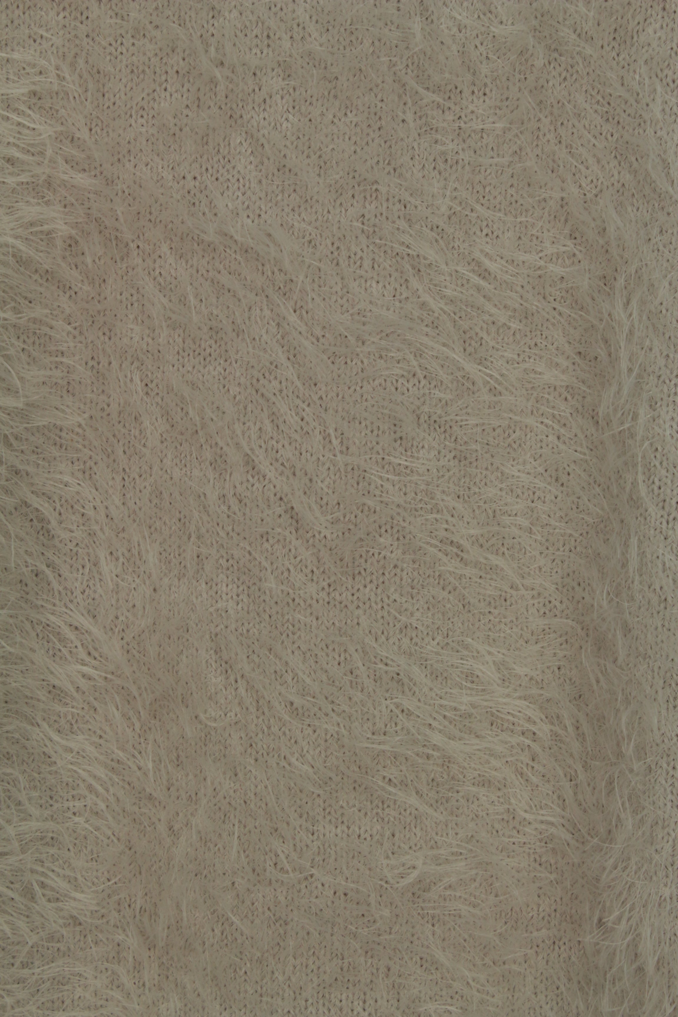 Fluffy λευκή ζακέτα