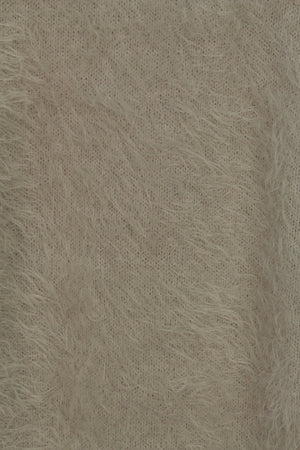 Fluffy λευκή ζακέτα